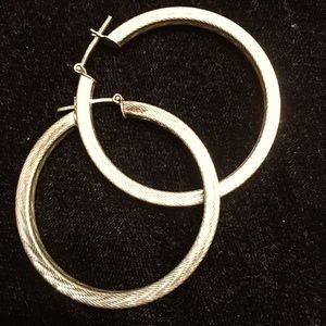 Sterling silver pierced earrings